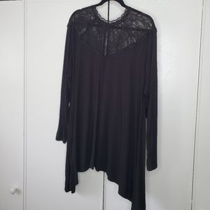 Torrid Super Soft Knit Black Lace
